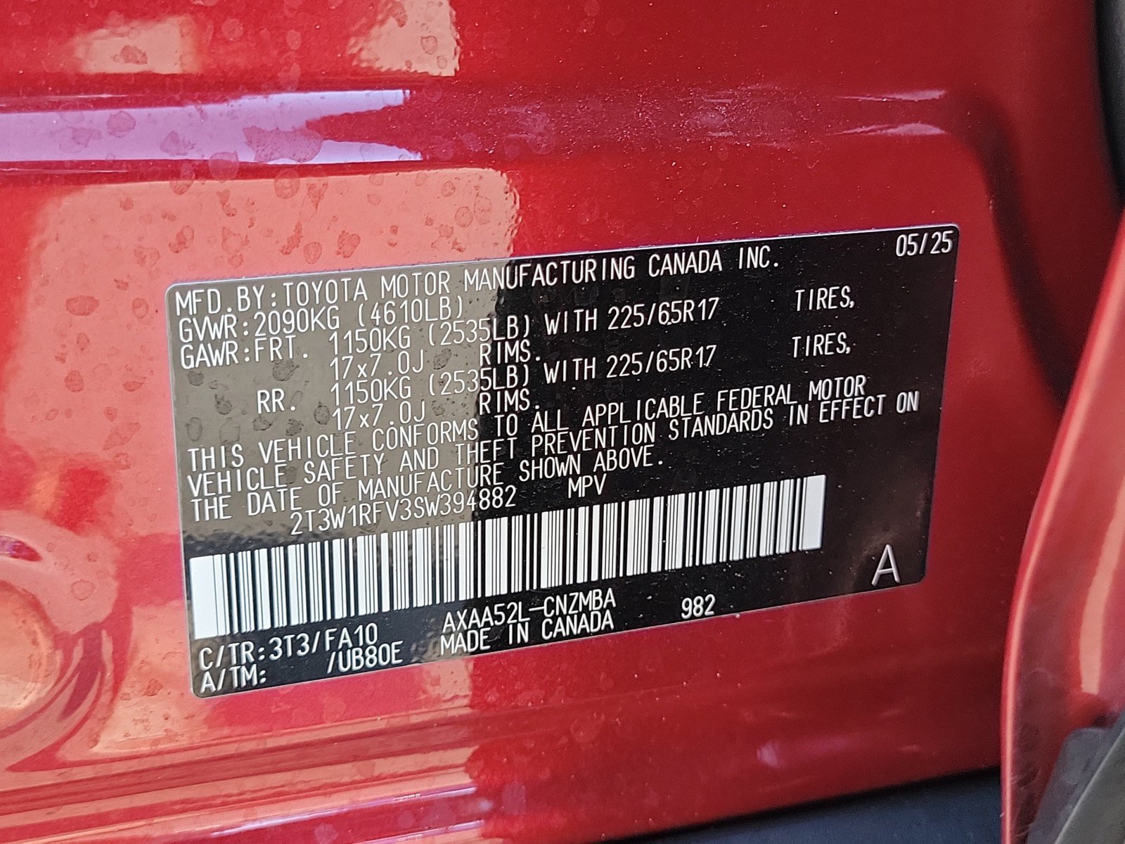 Used 2025 Toyota RAV4 XLE w/ Convenience Package FWD image 33