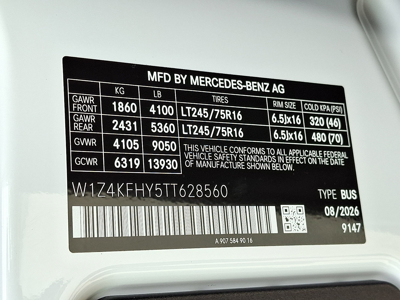 New 2026 Mercedes-Benz Sprinter 2500 image 10