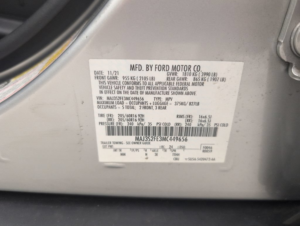 Certified 2021 Ford EcoSport S FWD image 40