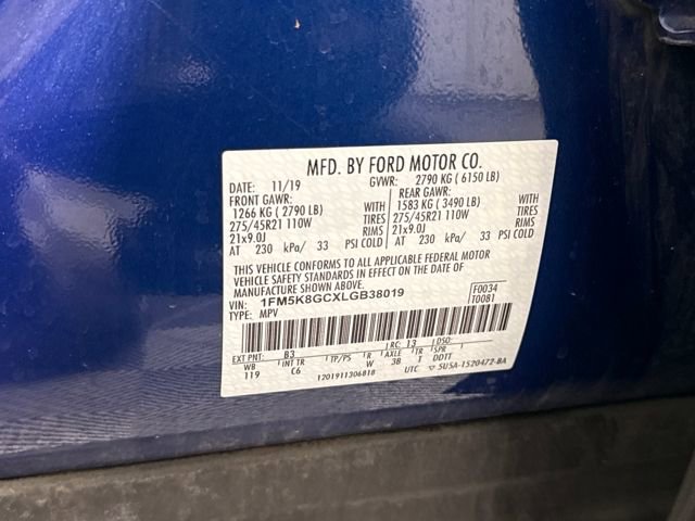 Used 2020 Ford Explorer ST w/ ST Street Pack image 34