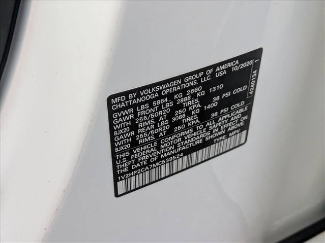 Used 2021 Volkswagen Atlas SE image 23