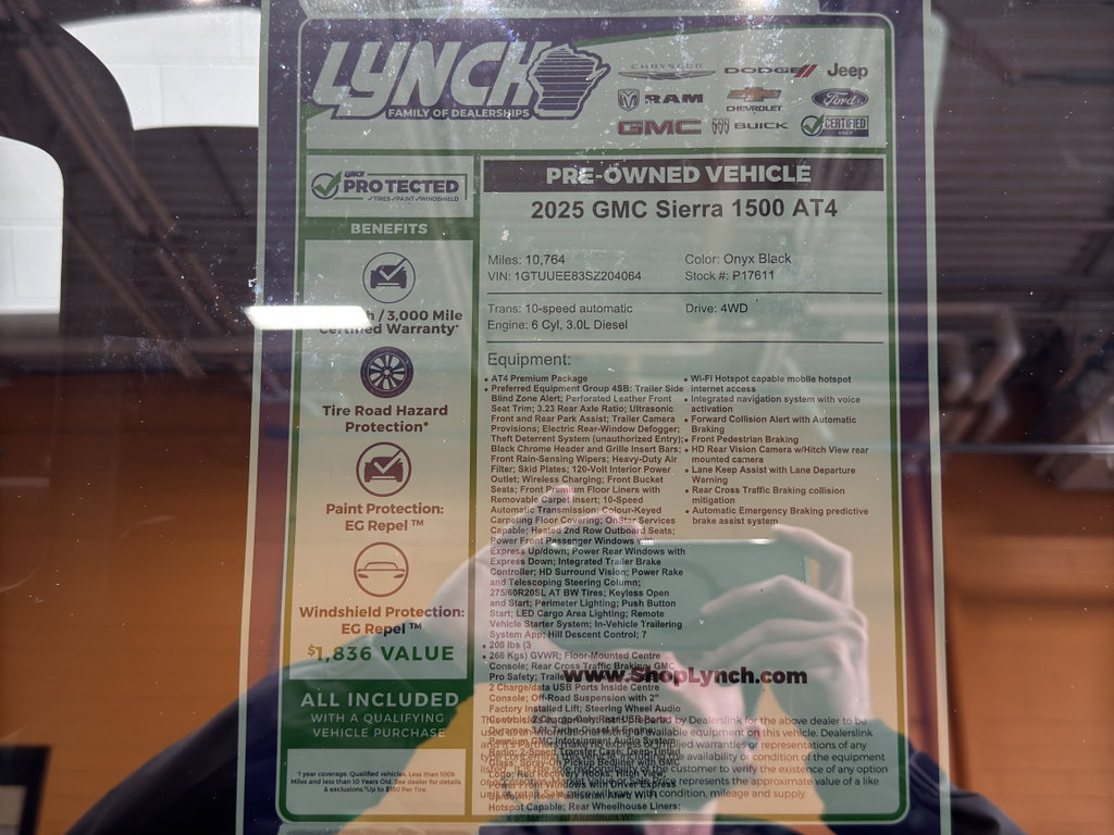 Used 2025 GMC Sierra 1500 AT4 w/ AT4 Premium Package AWD/4WD image 48