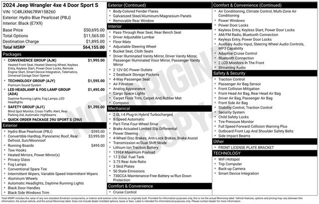 Used 2024 Jeep Wrangler Unlimited w/ Convenience Group image 18