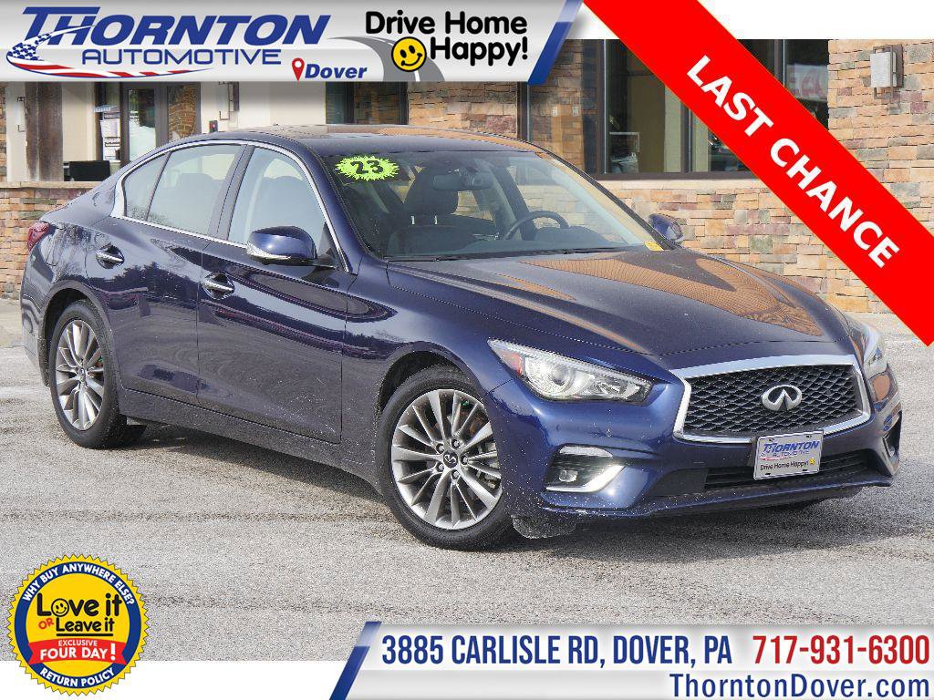 Used 2023 INFINITI Q50 Luxe w/ Cargo Package AWD/4WD image 1
