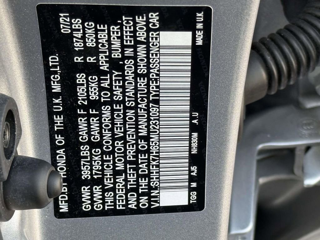 Used 2021 Honda Civic EX image 30