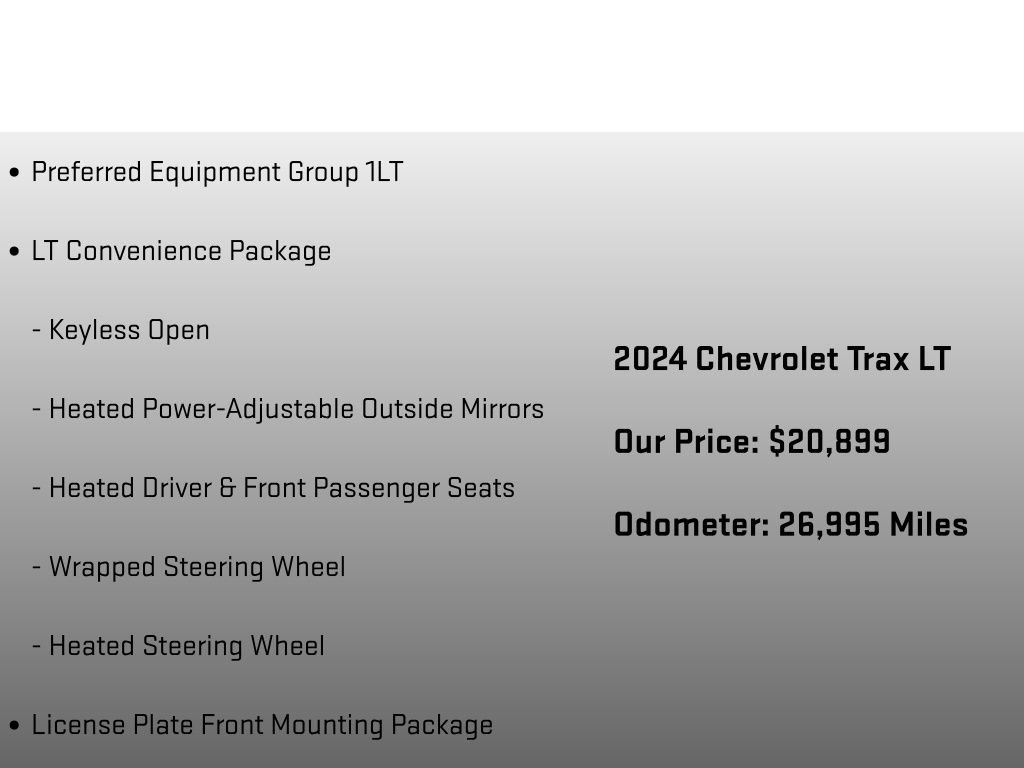 Used 2024 Chevrolet Trax LT w/ Driver Confidence Package FWD image 6