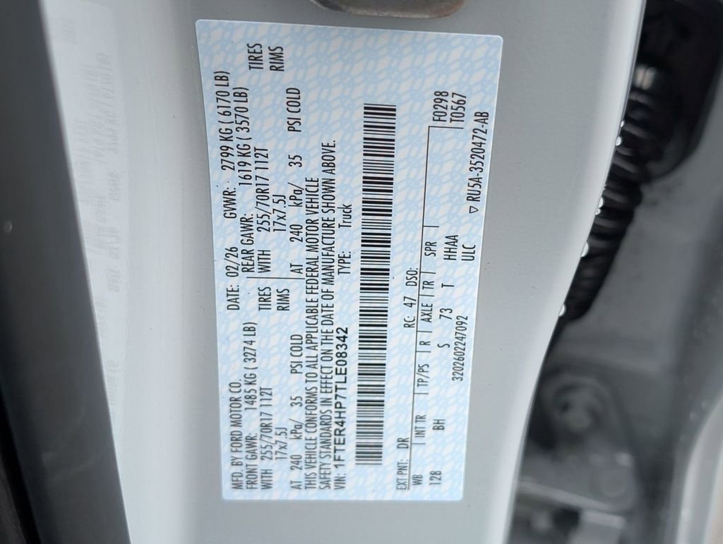 New 2026 Ford Ranger XLT w/ Equipment Group 301A High image 52