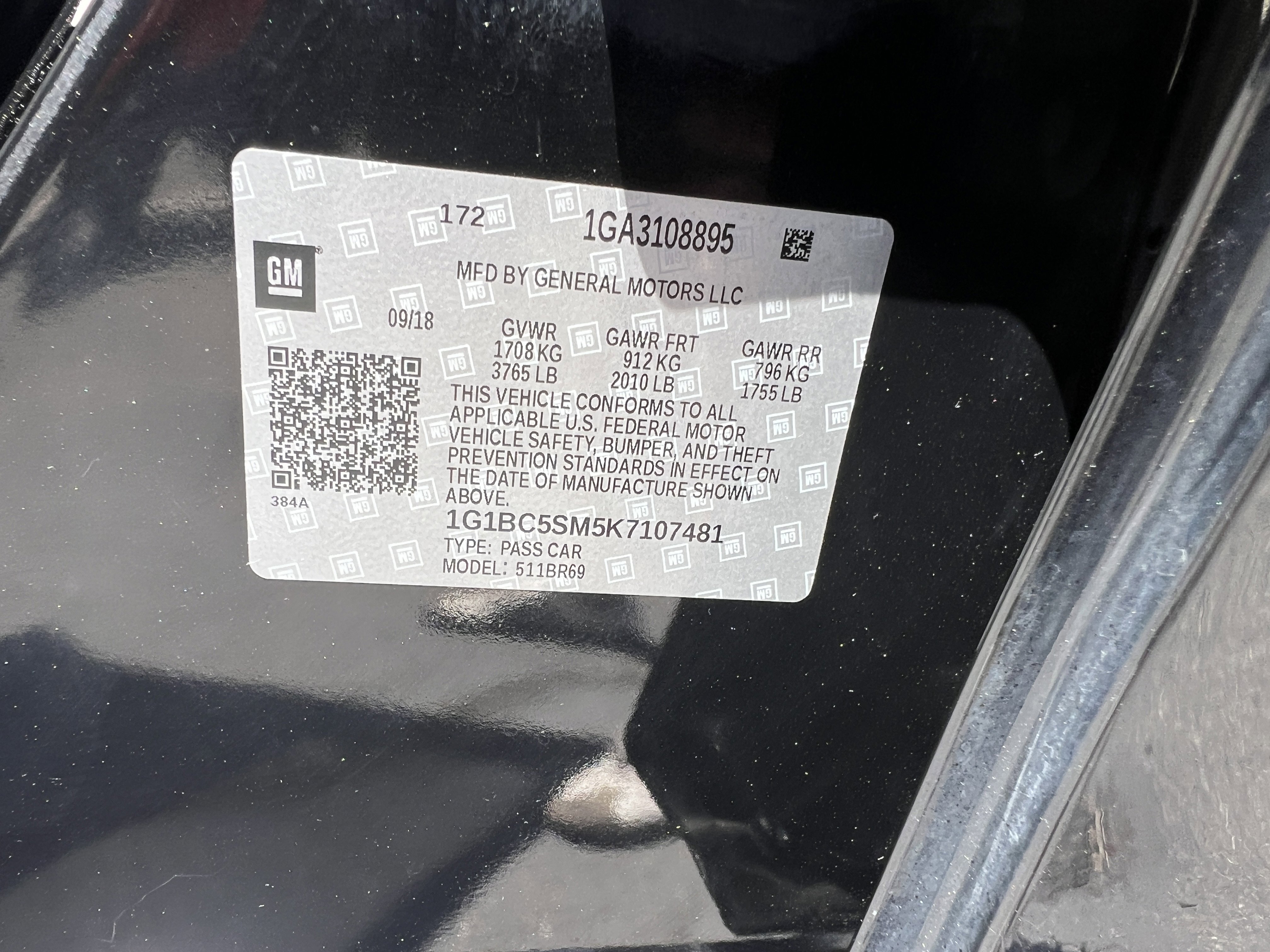 Used 2019 Chevrolet Cruze LS w/ LS Convenience Package FWD image 14