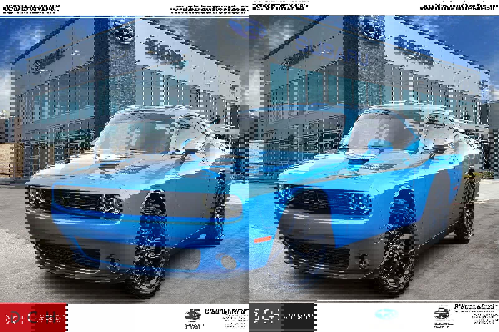 Used 2023 Dodge Challenger SXT w/ Blacktop Package RWD image 1