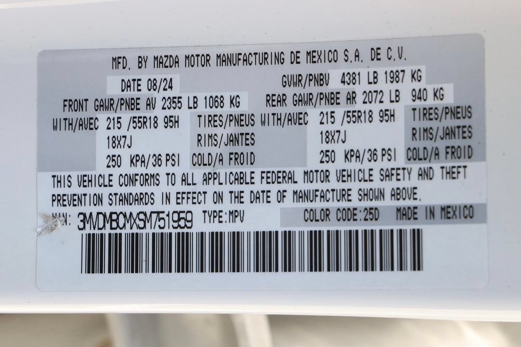 Used 2025 MAZDA CX-30 AWD 2.5 S w/ Preferred Package image 35