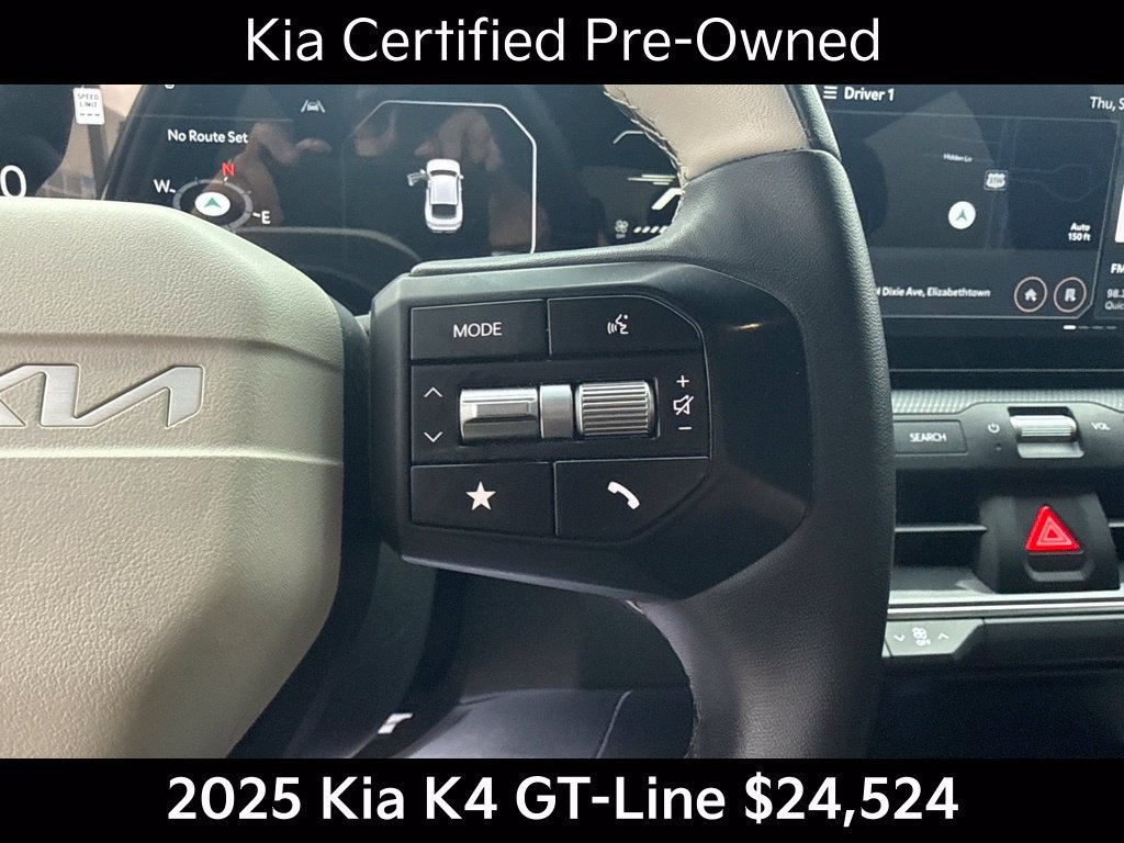 Certified 2025 Kia K4 GT-Line w/ GT-Line Sunroof Package FWD image 24