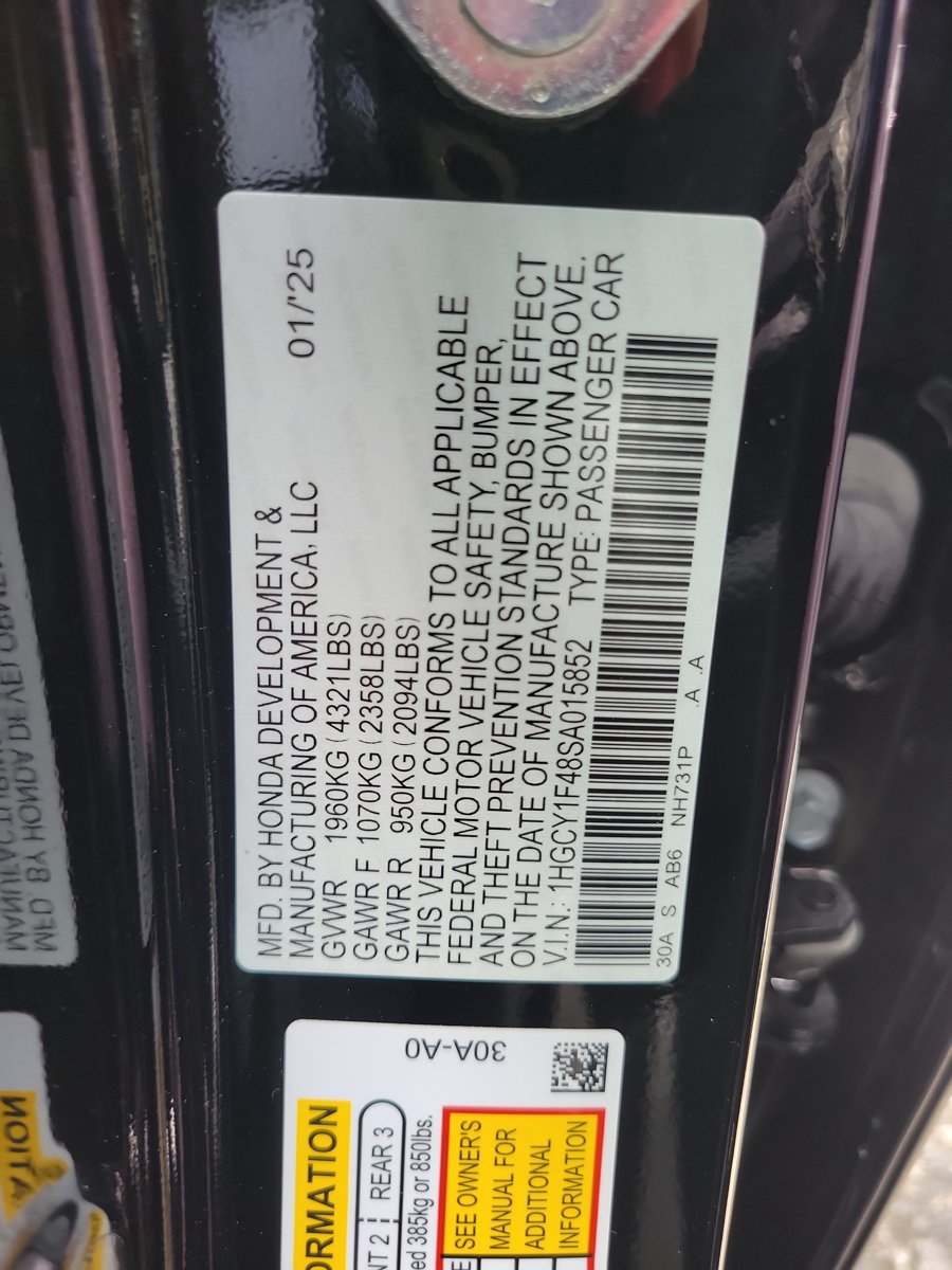 Used 2025 Honda Accord SE image 30