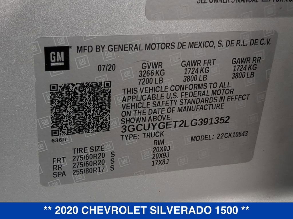 Used 2020 Chevrolet Silverado 1500 LTZ w/ LTZ Premium Package AWD/4WD image 25