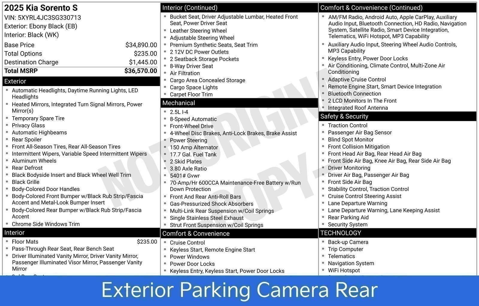 Used 2025 Kia Sorento S image 77