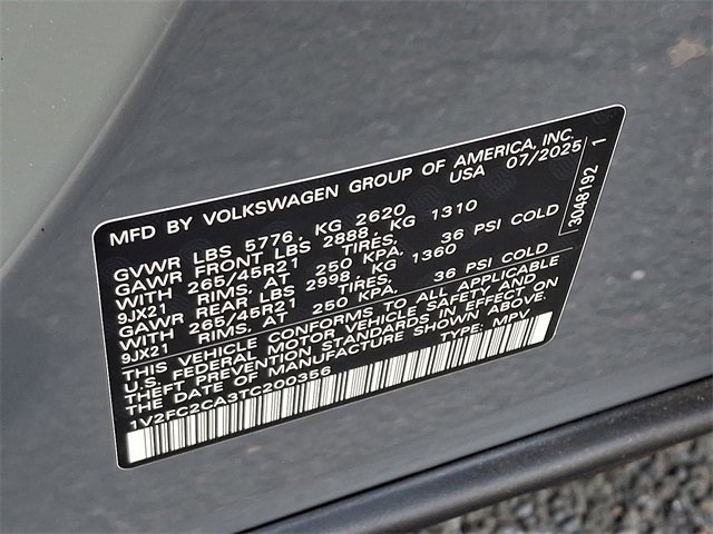 New 2026 Volkswagen Atlas Cross Sport SEL Premium R-Line image 17