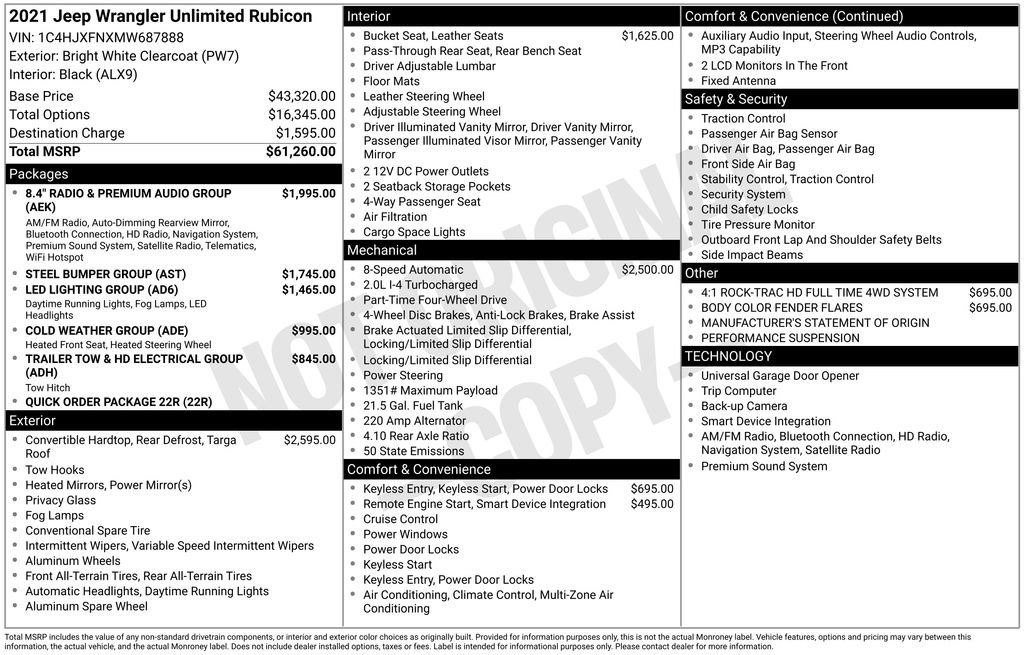 Used 2021 Jeep Wrangler Unlimited Rubicon image 7