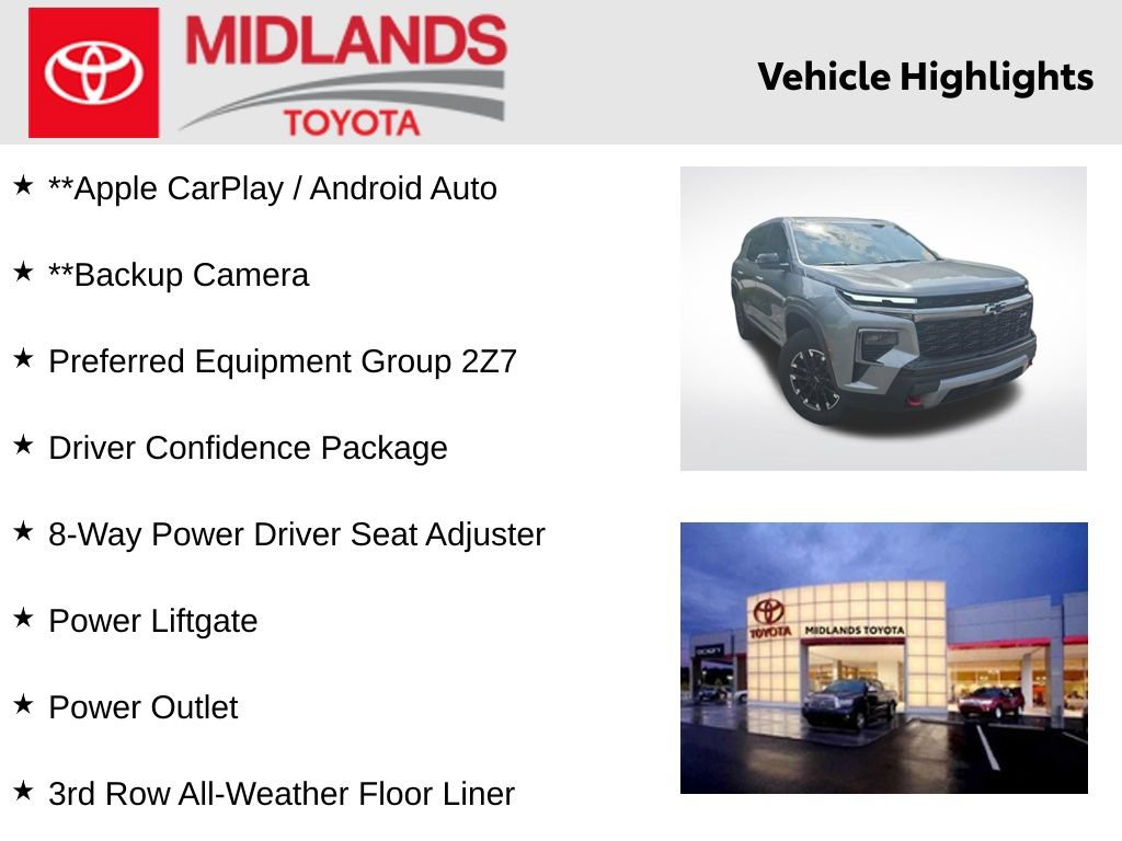 Used 2025 Chevrolet Traverse Z71 w/ Driver Confidence Package AWD/4WD image 2