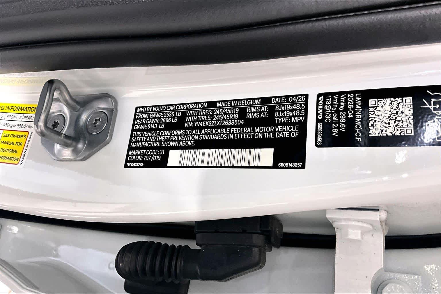 New 2026 Volvo EX30 Ultra w/ Protection Package AWD/4WD image 12