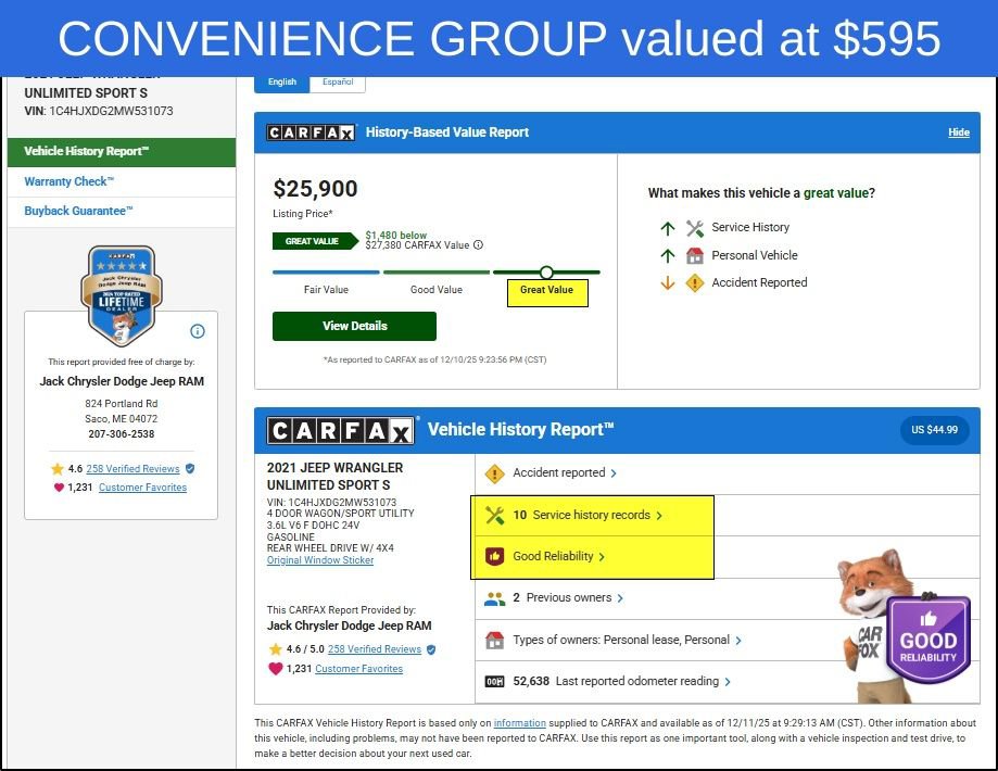 Used 2021 Jeep Wrangler Unlimited Sport image 11