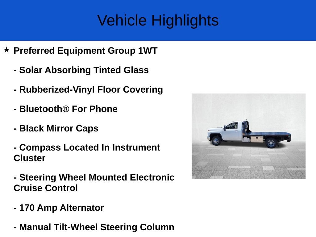 New 2025 Chevrolet Silverado 3500 W/T w/ WT Convenience Package image 2
