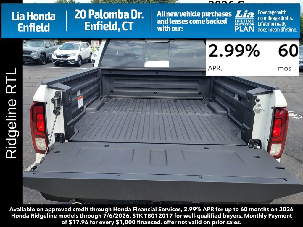 New 2026 Honda Ridgeline RTL image 5