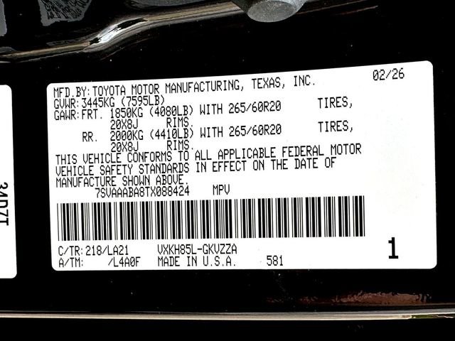 New 2026 Toyota Sequoia Platinum image 24