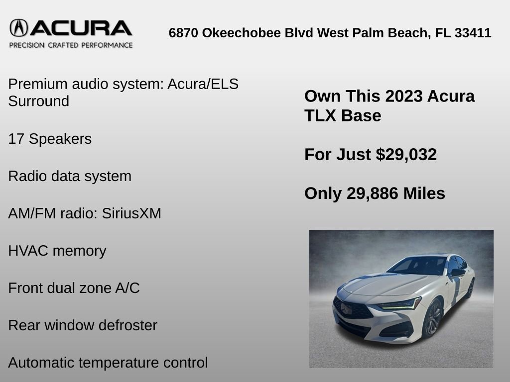 Used 2023 Acura TLX w/ A-SPEC Pkg image 24