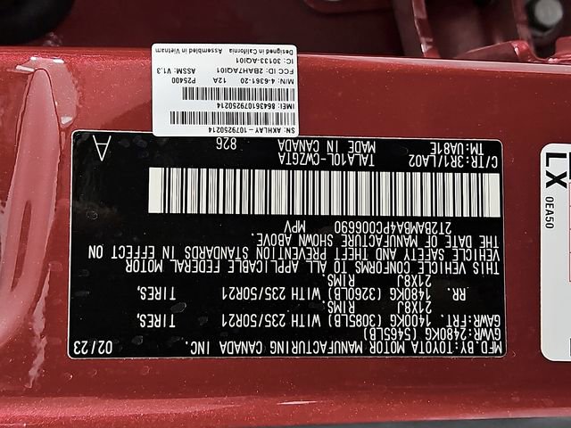Certified 2023 Lexus RX 350 FWD w/ Accessory Package (Z1) image 30