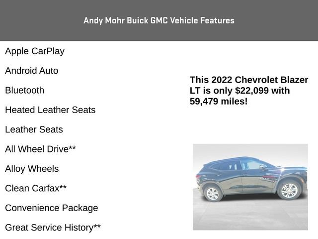 Used 2022 Chevrolet Blazer LT AWD/4WD image 4