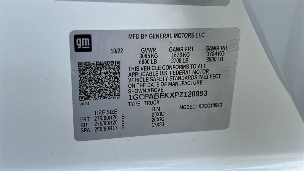 Used 2023 Chevrolet Silverado 1500 Custom w/ LPO, Dark Essentials Package image 34