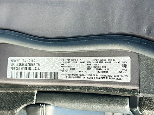 Used 2024 Jeep Grand Cherokee L Altitude AWD/4WD image 33