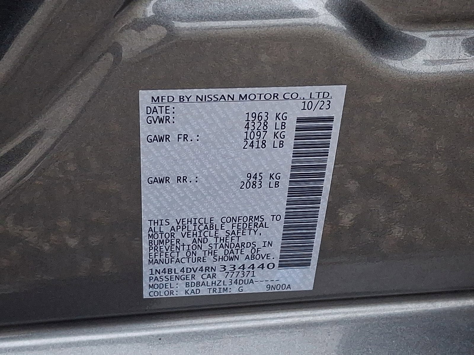 Used 2024 Nissan Altima 2.5 SV image 26