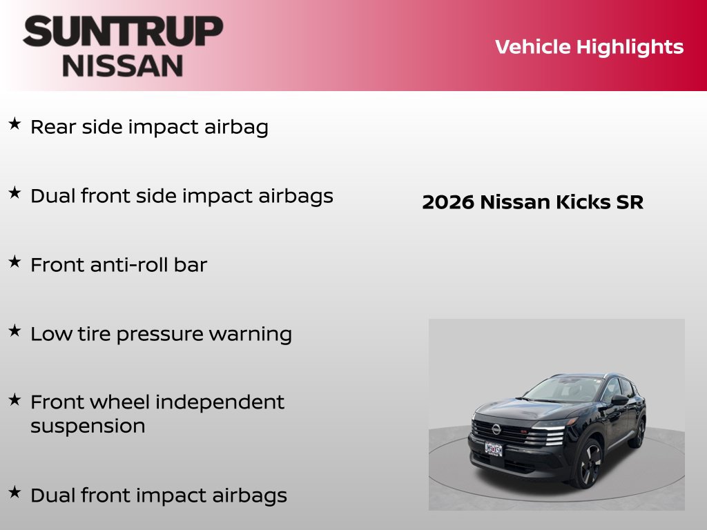 Certified 2026 Nissan Kicks SR FWD image 21