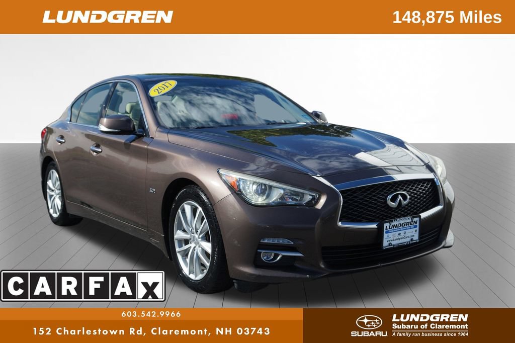 Used 2017 INFINITI Q50 3.0t Premium w/ 3.0T Premium Plus Package AWD/4WD image 1