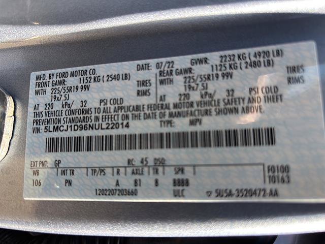 Used 2022 Lincoln Corsair AWD w/ Premium Package image 21