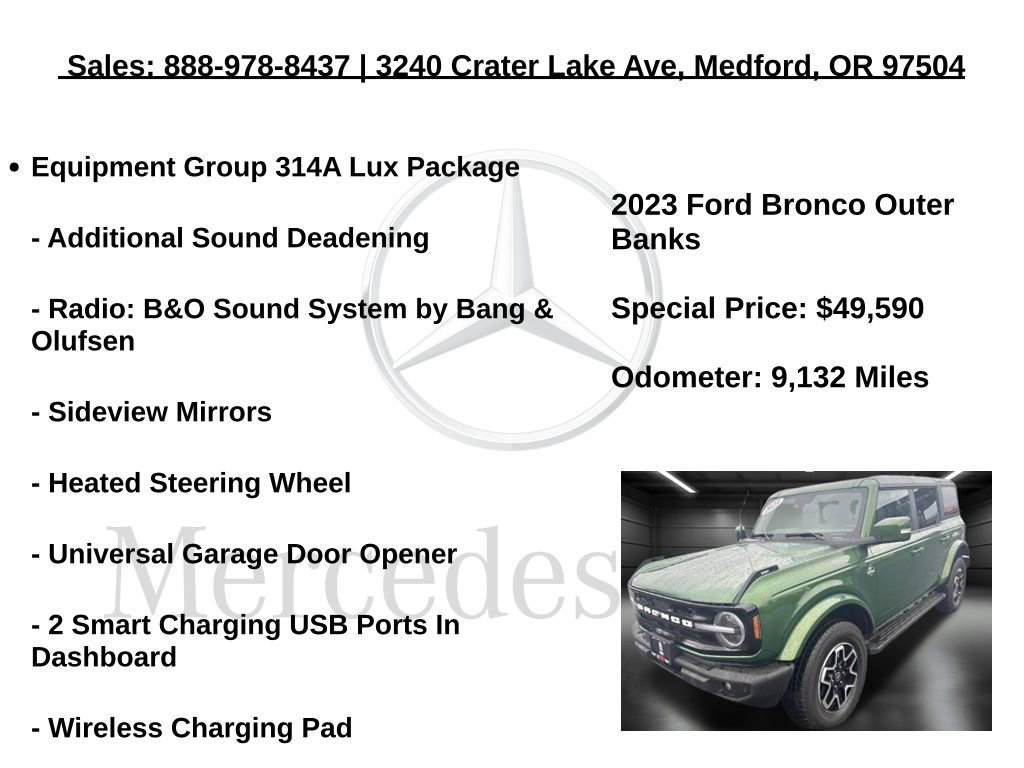 Used 2023 Ford Bronco Outer Banks image 10