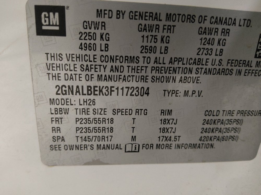 Used 2015 Chevrolet Equinox LT FWD image 33