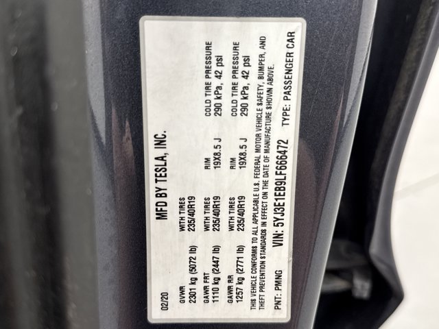Used 2020 Tesla Model 3 Long Range AWD/4WD image 11