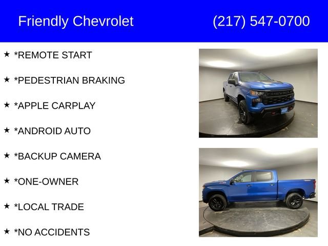 Certified 2024 Chevrolet Silverado 1500 Custom Trail Boss AWD/4WD image 6