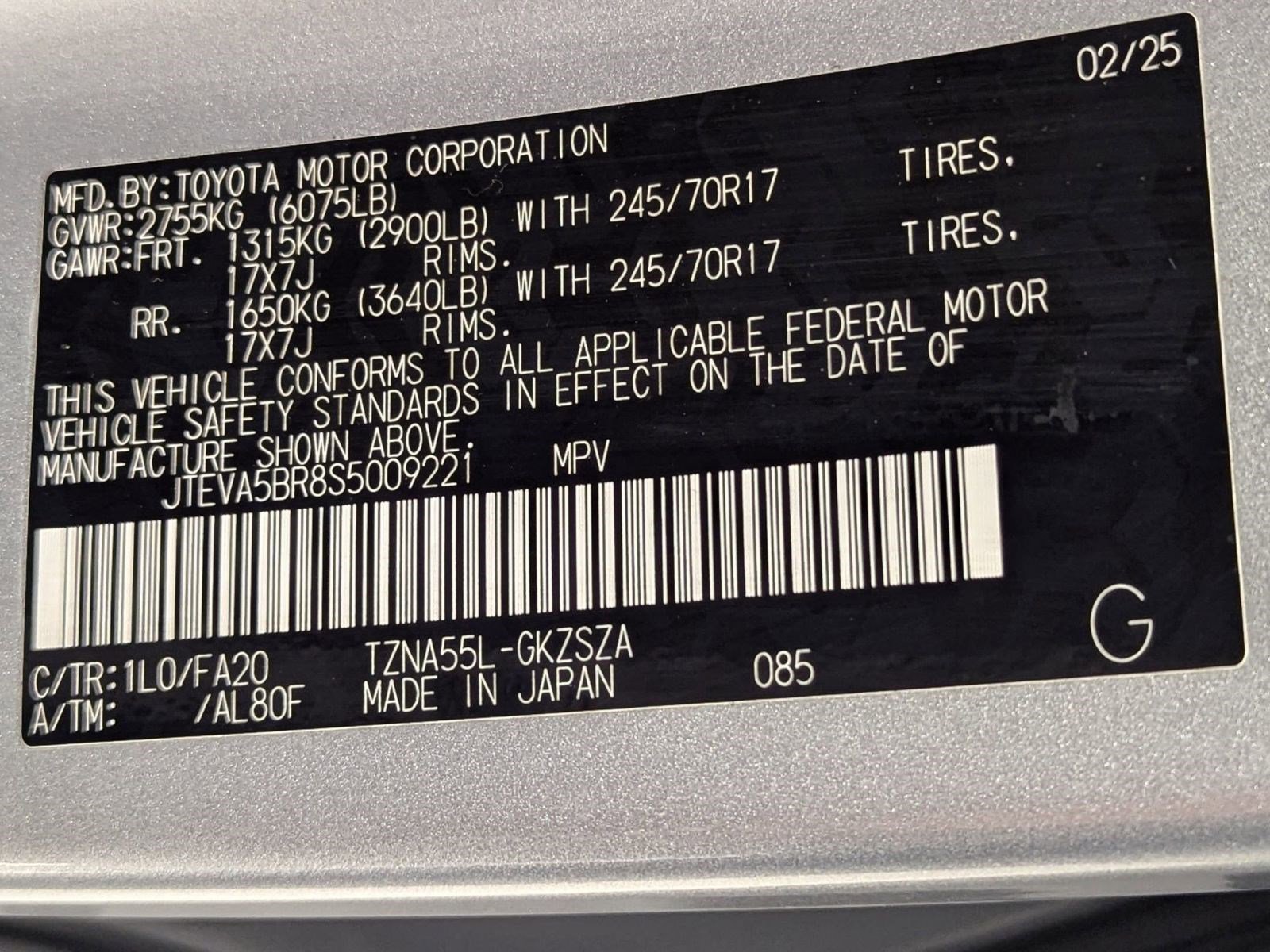 Used 2025 Toyota 4Runner SR5 image 17