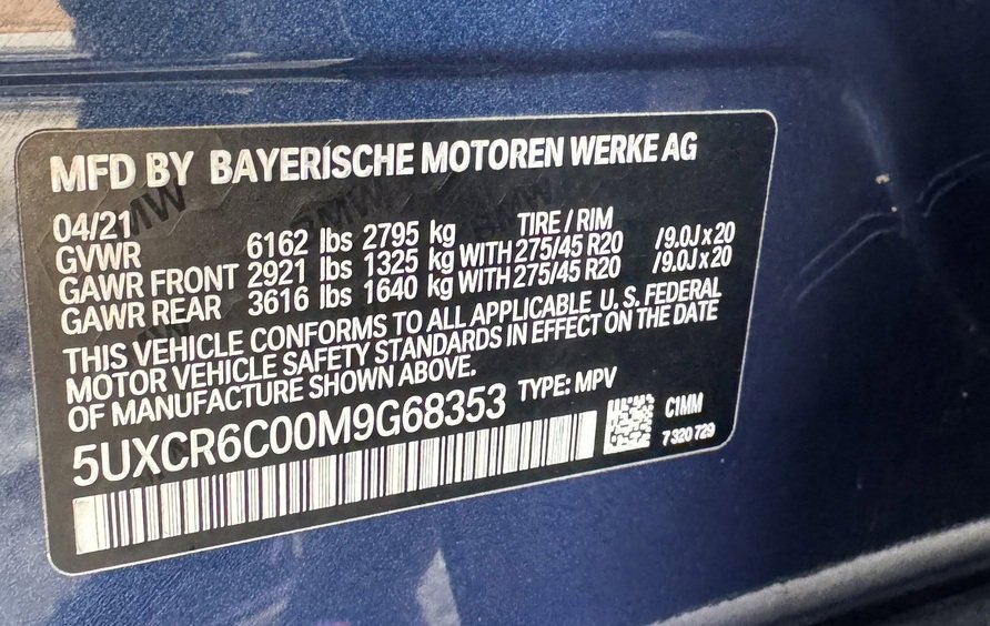 Used 2021 BMW X5 xDrive40i w/ Premium Package 2 image 33