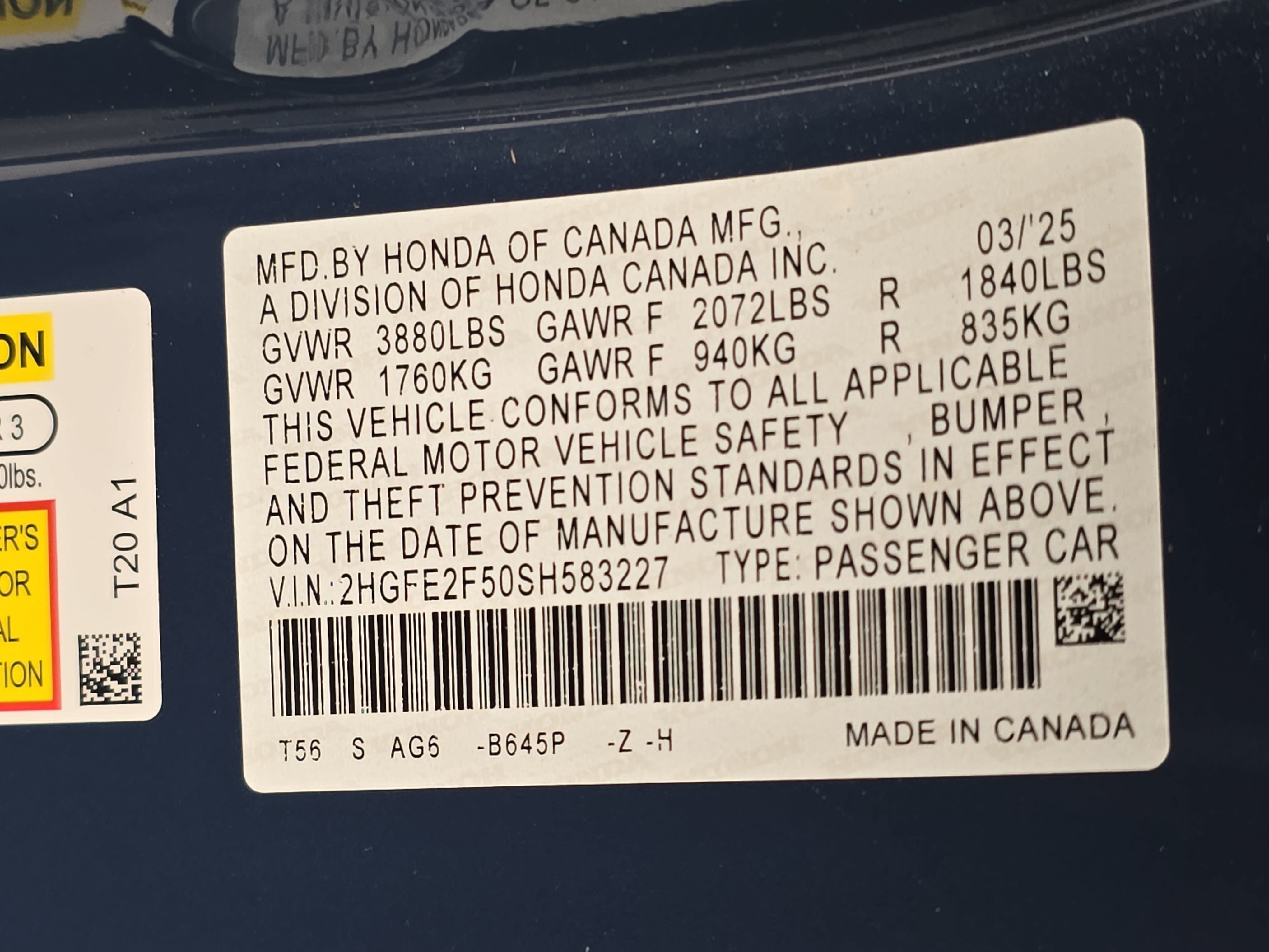 Used 2025 Honda Civic Sport image 34