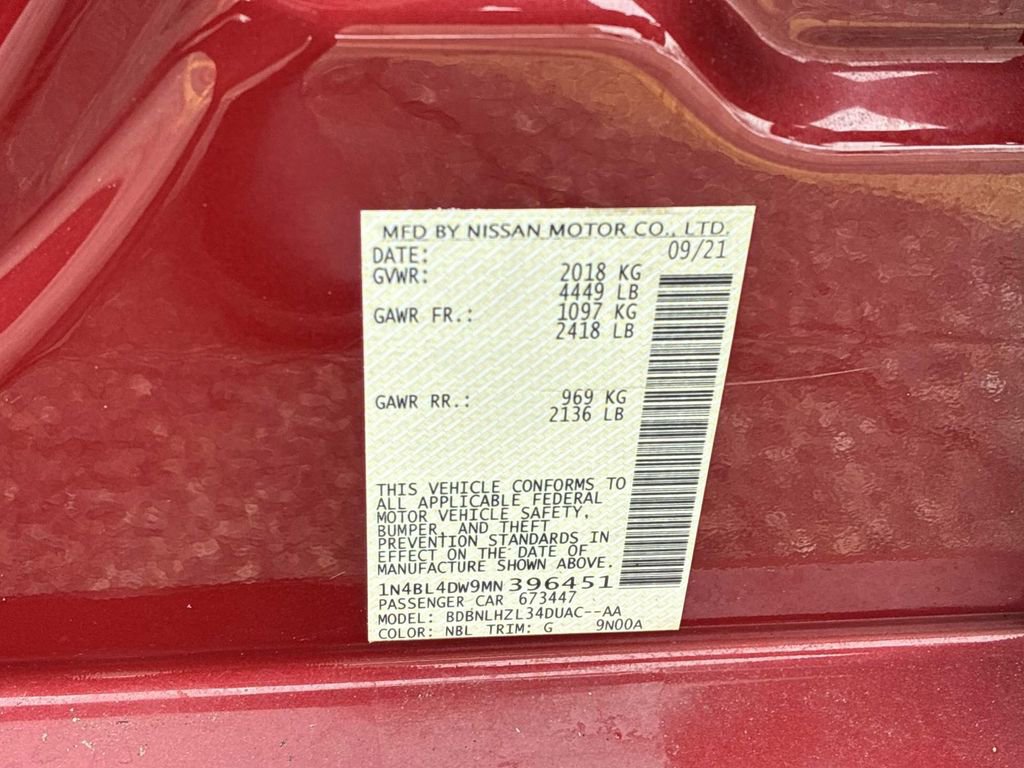 Certified 2021 Nissan Altima 2.5 SV w/ SV Premium Package image 19