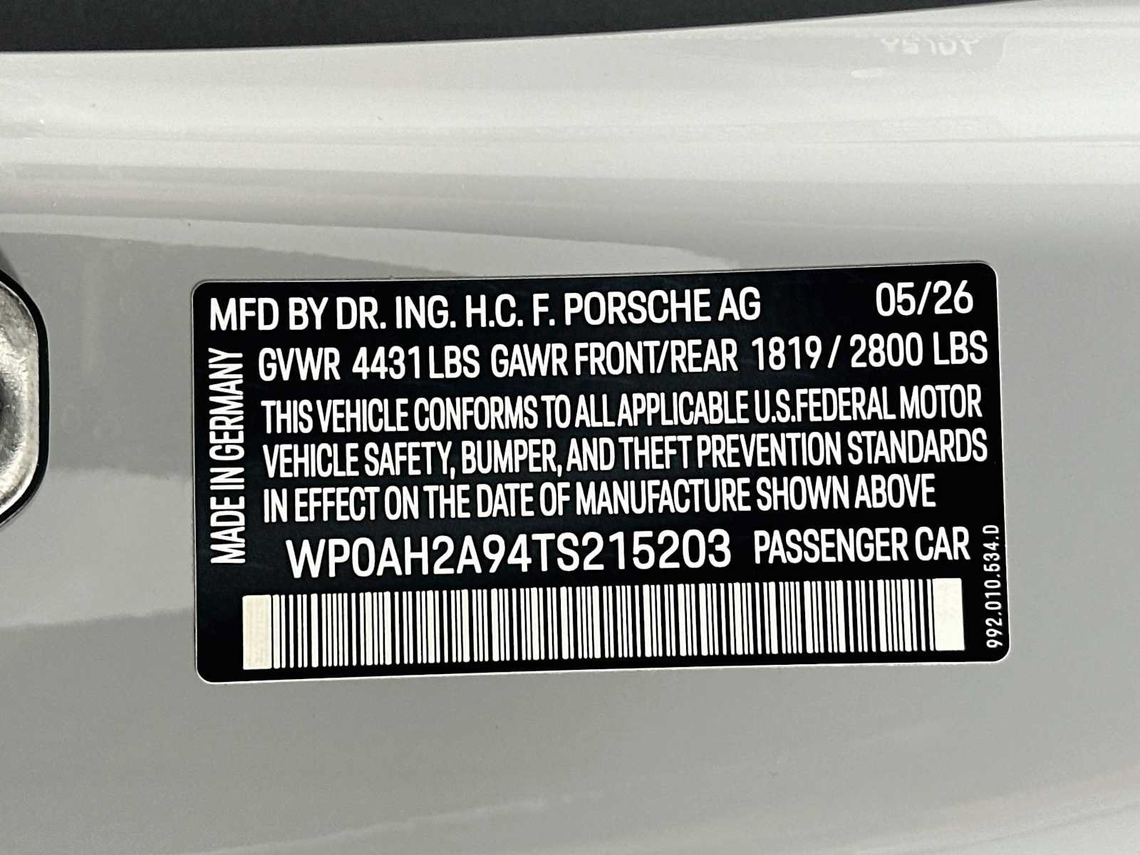 New 2026 Porsche 911 Carrera 4S AWD/4WD image 33