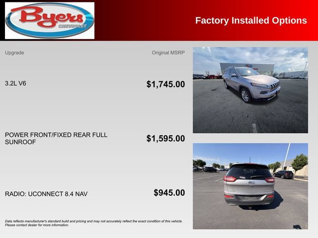 Used 2016 Jeep Cherokee Limited AWD/4WD image 10