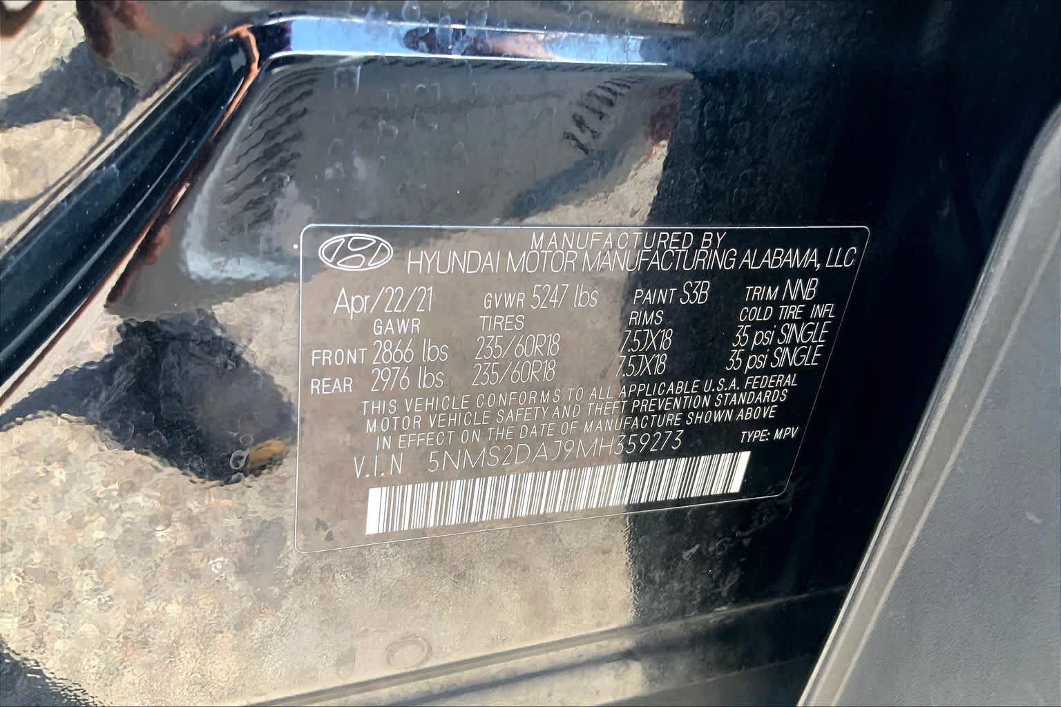 Used 2021 Hyundai Santa Fe SEL w/ Cargo Package AWD/4WD image 30