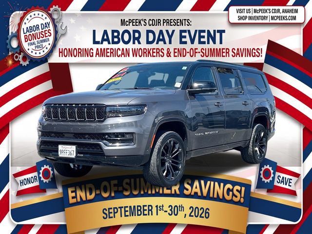 Certified 2024 Jeep Grand Wagoneer L Series II w/ Quick Order Packagew 28T