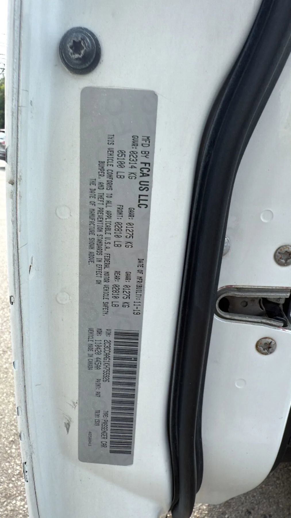 Used 2019 Chrysler 300 Touring w/ Chrome Appearance Package image 30