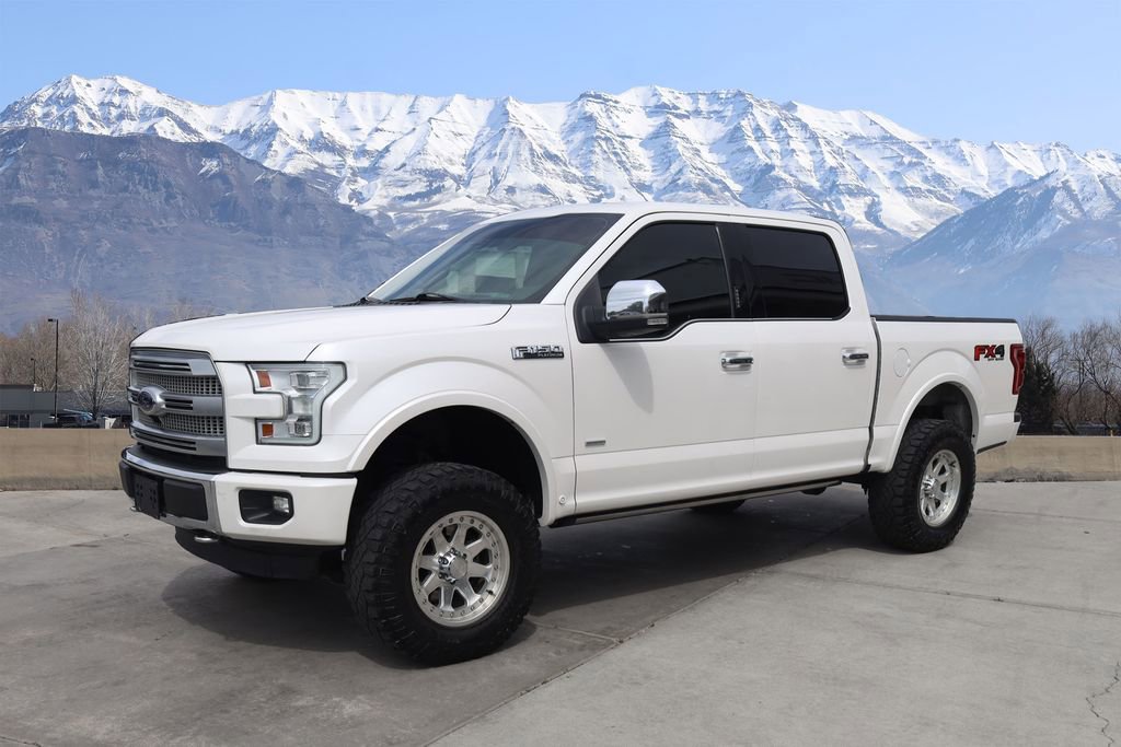 Used 2015 Ford F150 Platinum w/ Equipment Group 701A Luxury AWD/4WD image 2