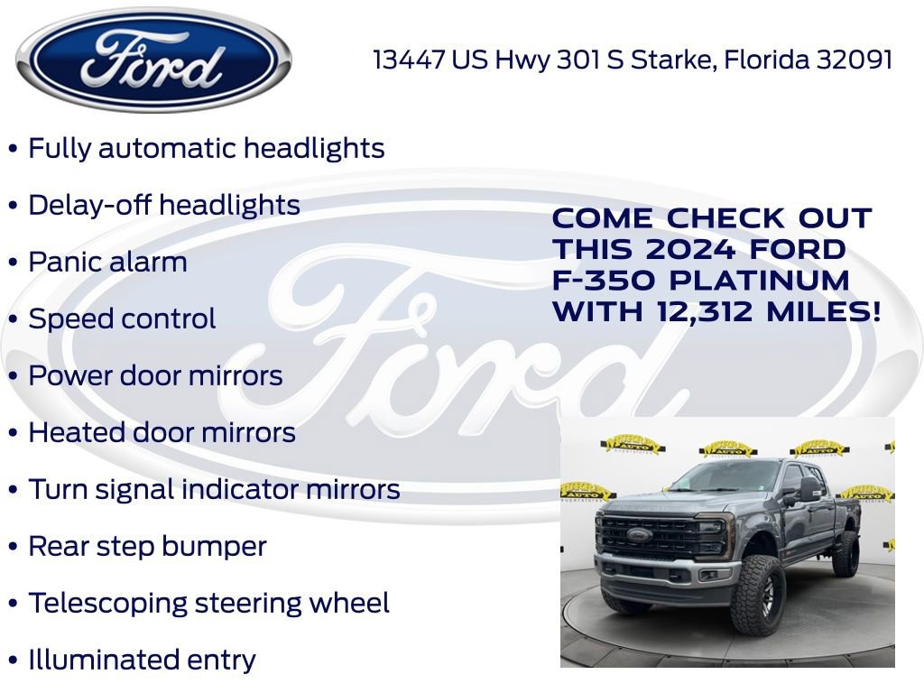 Used 2024 Ford F350 Platinum w/ FX4 Off-Road Package image 27
